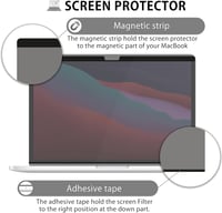 MyGadget Mágneses Adatvédelmi Fólia MacBook Pro 13" és Air 13" - Eltávolítható Privátszűrő 5