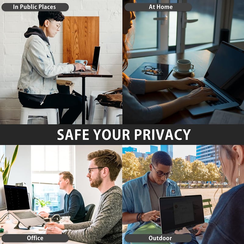 MyGadget Mágneses Adatvédelmi Fólia MacBook Pro 13" és Air 13" - Eltávolítható Privátszűrő