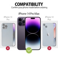 Puzdro MyGadget pre Apple iPhone 14 Pro Max kompatibilné s MagSafe – Dvojvrstvový silikónový kryt na telefón s ochranou fotoaparátu – Čierne 2