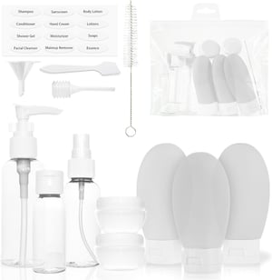 MyGadget set putnih bočica i posudica za kozmetiku - 14 dijelova