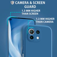 MyGadget Xiaomi Mi 11 Lite 5G puzdro – Tenký silikónový TPU ochranný kryt, odolný voči poškriabaniu – tmavomodrý 3