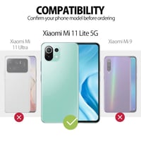 MyGadget Xiaomi Mi 11 Lite 5G puzdro – Tenký silikónový TPU ochranný kryt, odolný voči poškriabaniu – tmavomodrý 2