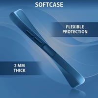 MyGadget Xiaomi Mi 11 Lite 5G puzdro – Tenký silikónový TPU ochranný kryt, odolný voči poškriabaniu – tmavomodrý 4