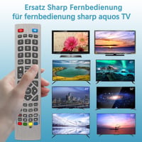 Náhradný diaľkový ovládač MYHGRC pre Sharp Aquos TV LC32HG5341K LC40FG5342E LC43UI7252E LC50UI7252E LC55UI7252E LC65UI7252E kompatibilný ovládač 2