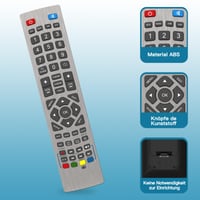 Náhradný diaľkový ovládač MYHGRC pre Sharp Aquos TV LC32HG5341K LC40FG5342E LC43UI7252E LC50UI7252E LC55UI7252E LC65UI7252E kompatibilný ovládač 3
