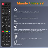 Univerzálny diaľkový ovládač MYHGRC pre TV, DVD, Blu-ray, streamovacie a audio prehrávače pre zariadenia Samsung, LG, Philips a Sony 4