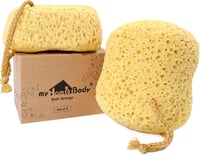 myHomeBody fürdőszivacs loofah 2 db nagy méret habos 1