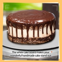 MYHongLe okrugla podloga za tortu 30 cm srebrna 10 komada višekratna podloga za torte za transport kolača kartonski podložak za torte 7