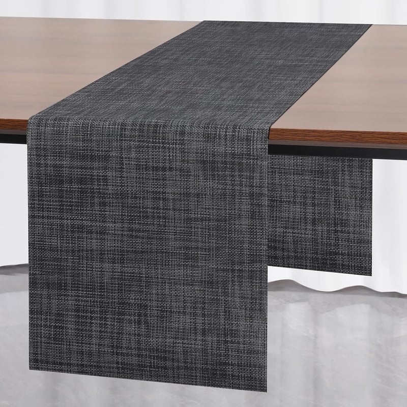 Myir JUN Asztalfutó 30x140cm Sötétszürke Mosható Dekoráció