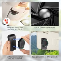 mylovetime Mágneses Napellenzőre Szerelhető Tartó Ooono Co Driver No2 Készülékhez - Hőálló PU Bőr Autós Rögzítő, Fekete

AI: I've created a  4
