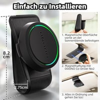 mylovetime Mágneses Napellenzőre Szerelhető Tartó Ooono Co Driver No2 Készülékhez - Hőálló PU Bőr Autós Rögzítő, Fekete

AI: I've created a  3
