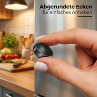 MYMIND magnety na magnetickú tabuľu, 50 ks, extra silné čierne magnety na bielu tabuľu a chladničku, 18x5 mm, odolné voči poškriabaniu 4