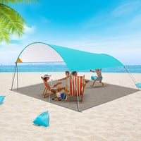 MYMULIKE Strandtáska 3,2x3,2m UV50+ Napvédelem 4 Személyes Árnyékolás 1