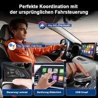 Adaptor Mynoveex 2 în 1 wireless CarPlay și Android Auto pentru mașină, Bluetooth 5.3, WiFi 6, conectare automată 5