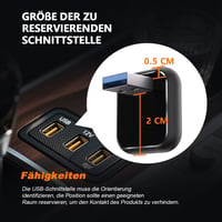 Adaptor Mynoveex 2 în 1 wireless CarPlay și Android Auto pentru mașină, Bluetooth 5.3, WiFi 6, conectare automată 2
