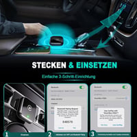 Adaptor Mynoveex 2 în 1 wireless CarPlay și Android Auto pentru mașină, Bluetooth 5.3, WiFi 6, conectare automată 3