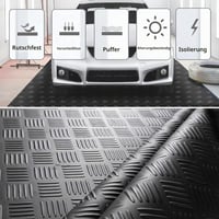 MYOYAY Gumena podna obloga na metražu 500 x 100 cm, gumena prostirka debljine 3 mm, protuklizna podloga 4