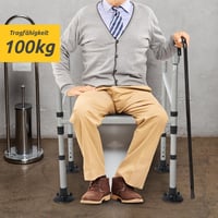 MYOYAY WC Kapaszkodó Keret Időseknek - Állítható Magasság, Fúrás Nélküli Telepítés, 100kg Teherbírás, Csúszásgátló Talpak, Fürdőszobai Bizto 7