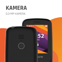 Telefon mobil myPhone 6410 LTE 4G cu taste mari, baterie 1400 mAh, Bluetooth, radio, lanternă LED, stocare 124 MB, culoare Ice 2
