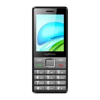 Mobilný telefón pre seniorov myPhone 7340 LTE, tlačidlový telefón 4G s veľkým displejom, Dual SIM, 2,8-palcová obrazovka, čierna/strieborná, batéria 1400 mAh 4