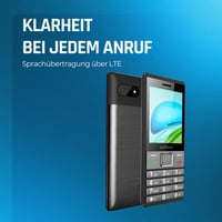 Mobilný telefón pre seniorov myPhone 7340 LTE, tlačidlový telefón 4G s veľkým displejom, Dual SIM, 2,8-palcová obrazovka, čierna/strieborná, batéria 1400 mAh 2