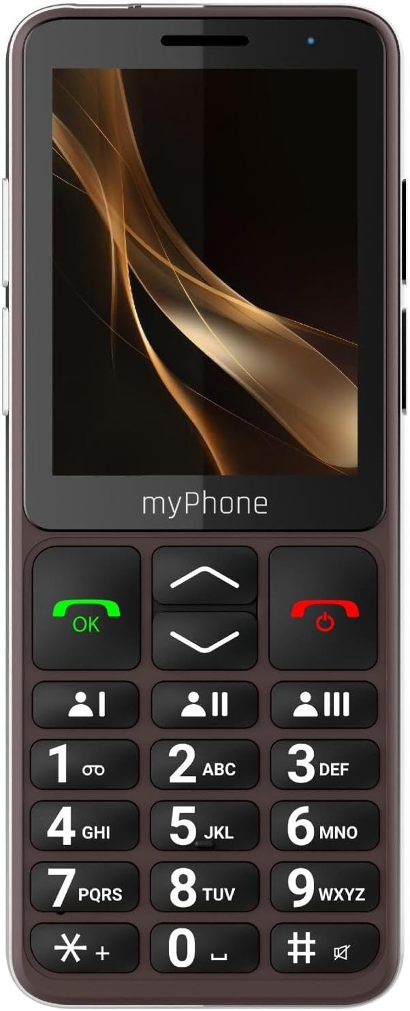 myPhone Bueno LTE Időseknek Mobiltelefon Töltőállomással, 2,8" Kijelző, SOS Gomb