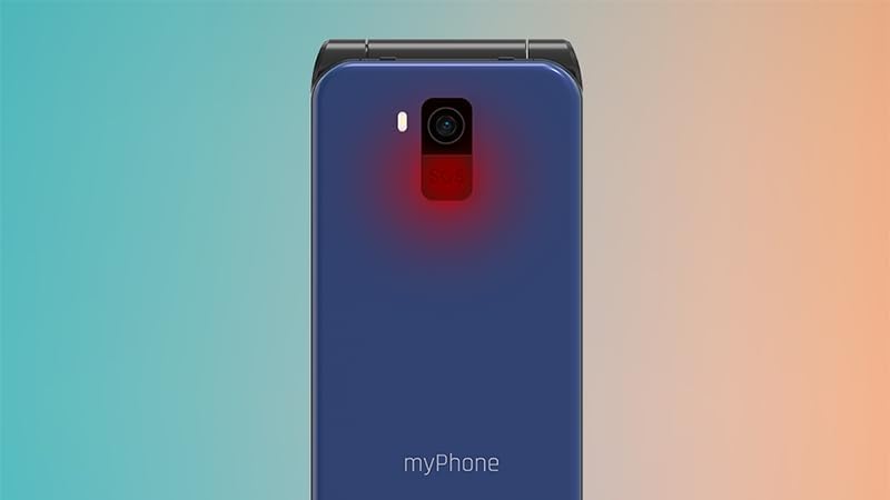 myPhone Flip LTE Időseknek Nagyobb Gombokkal, Dual SIM, 4G Okostelefon