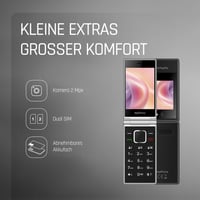 myPhone Tango 2 LTE vyklápací mobilný telefón pre seniorov, 4G, duálny displej, veľké tlačidlá, nabíjacia stanica, SOS tlačidlo, Dual SIM, bez záväzkov 7