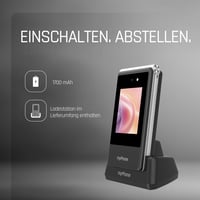 myPhone Tango 2 LTE vyklápací mobilný telefón pre seniorov, 4G, duálny displej, veľké tlačidlá, nabíjacia stanica, SOS tlačidlo, Dual SIM, bez záväzkov 2