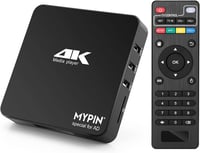 MYPIN 4K 60Hz médialejátszó 8TB HDD/256GB USB/SD kártyához HDMI AV kimenettel 1