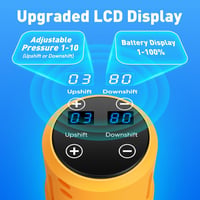 MYPIN 790 PSI Hordozható Vezeték Nélküli Magasnyomású Mosó LCD Kijelzővel, 2 Akkumulátor, 6az1-ben Fúvóka - 790 PSI, 2 Batteries, Yellow 7