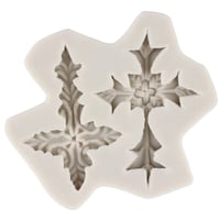 Formă din silicon MYPRACS cu 4 modele de cruce - potir, porumbel al păcii, fondant, decor pentru brioșe, decor pentru tort, ciocolată, pastă de zahăr, botez 7