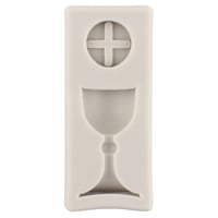 Formă din silicon MYPRACS cu 4 modele de cruce - potir, porumbel al păcii, fondant, decor pentru brioșe, decor pentru tort, ciocolată, pastă de zahăr, botez 3