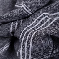 MyStilo XXL ručnik za saunu i hamam – 100x200 cm, antracit, mekani i brzosušeći ručnik za plažu za muškarce i žene, za jogu i fitness 2