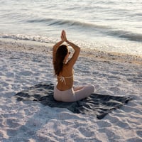 MyStilo XXL ručnik za saunu i hamam – 100x200 cm, antracit, mekani i brzosušeći ručnik za plažu za muškarce i žene, za jogu i fitness 6