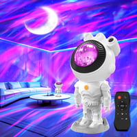MYSTILUCK Astronaut projektor zvjezdanog neba s mjesecom - 17 načina rada polarne svjetlosti, lampa za zabave, timer, daljinski upravljač, dekoracija sobe, za Božić i rođendan 1