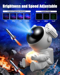 MYSTILUCK Asztronauta Csillag Projektor 16 Módú LED Galaxis Lámpa Távirányítóval 4
