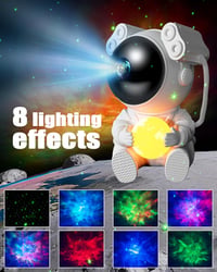 MYSTILUCK Asztronauta Csillag Projektor 16 Módú LED Galaxis Lámpa Távirányítóval 3
