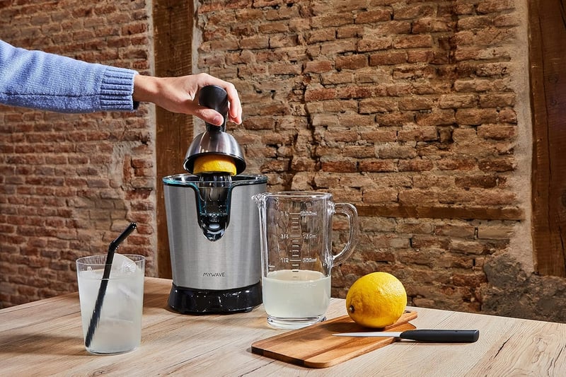 MYWAVE MWEXP-600 Nido Pro elektromos gyümölcsprés rozsdamentes acél