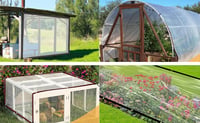 MYXKHYLL Prozirna cerada s ušicama 3x3 m, vodootporna PVC cerada za terasu za vanjsku upotrebu, za pokrivanje vrtnog namještaja, biljaka, staklenika i kaveza za životinje 5
