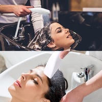 N/1 HS-01 Cap de duș portabil cu conectare la robinet, pulverizator pentru șampon, pentru îmbăierea bebelușilor, spălarea părului, utilizare în salon și acasă 5