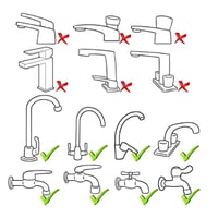 N/1 HS-01 Cap de duș portabil cu conectare la robinet, pulverizator pentru șampon, pentru îmbăierea bebelușilor, spălarea părului, utilizare în salon și acasă 6