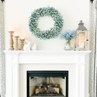 N&T NIETING Mesterséges Gypsophila Virág 15 db Kék Művirág Esküvői Csokor Dekoráció 8