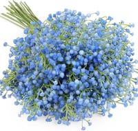 N&T NIETING Művirág Gypsophila Kék 10 Darabos Csomag Mesterséges Virágok Esküvő Lakásdekoráció Színtartó 1