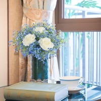 N&T NIETING Művirág Gypsophila Kék 10 Darabos Csomag Mesterséges Virágok Esküvő Lakásdekoráció Színtartó 3
