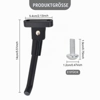 Stojan na elektrickú kolobežku Naapesi kompatibilný s Xiaomi 1S M365 Pro, bočný parkovací držiak so skrutkou, náhradný diel 2