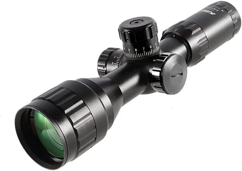 Nabila 3-9x32 Vadászkörös Piros-Zöld Világítással és 20mm Rögzítéssel
