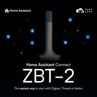 Adaptér Nabu Casa Home Assistant Connect ZBT-2 – pripojenie zariadení Zigbee, Thread a Matter – oficiálny hardvér, biely 3
