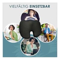 Nachtengel ortopedický vankúš z pamäťovej peny – Medium 60-90 kg – ergonomický vankúš v tvare U na odľahčenie kostrče do kancelárskej stoličky, do auta a o 4