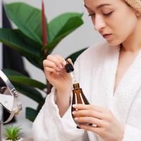 Nadisean 100ml Patika Üveg Szett Pipettás Cseppentő Flakonok Illóolaj Tároláshoz 6